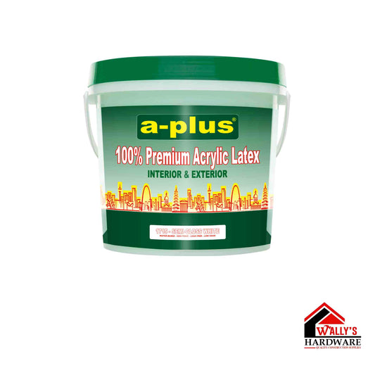 A-Plus® 100% Premium Acrylic Latex Semi-Gloss Interior and Exterior Paint
