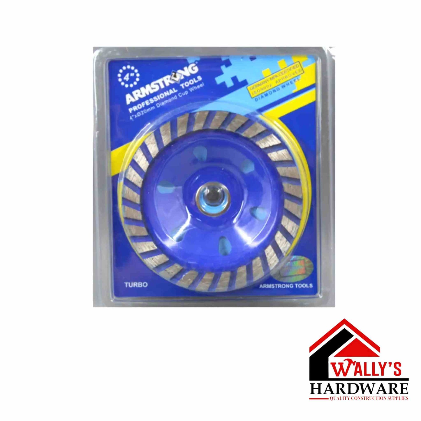 Diamond Cup Wheel 4" X 10 PCS