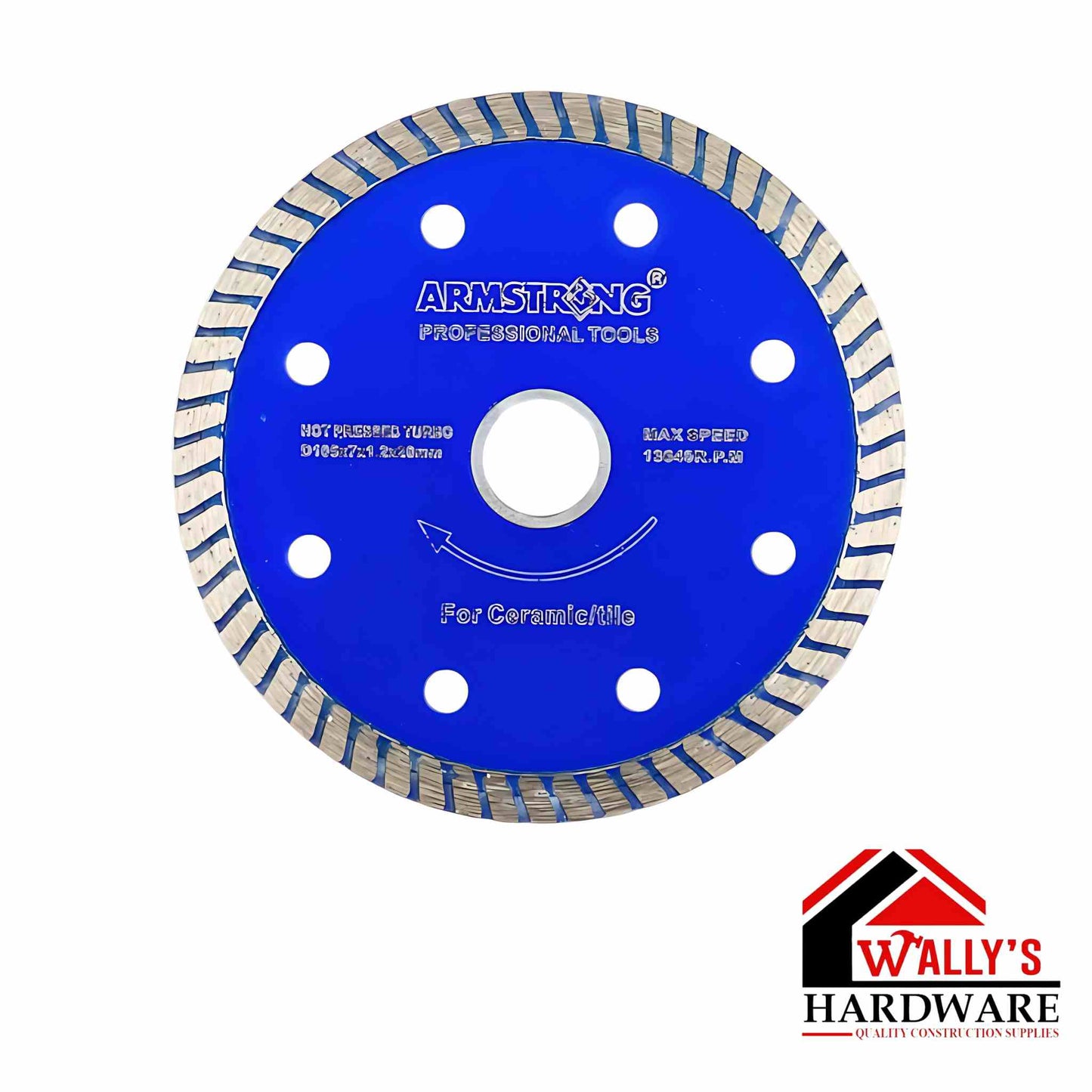 Super Thin Diamond Cutting Disc 4" – NET TURBO for Tiles, Granite, Dry/Wet Cutting (Heavy Duty)