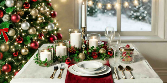 11 Festive Christmas Table Setting Ideas You Can Craft With A Spray Paint!