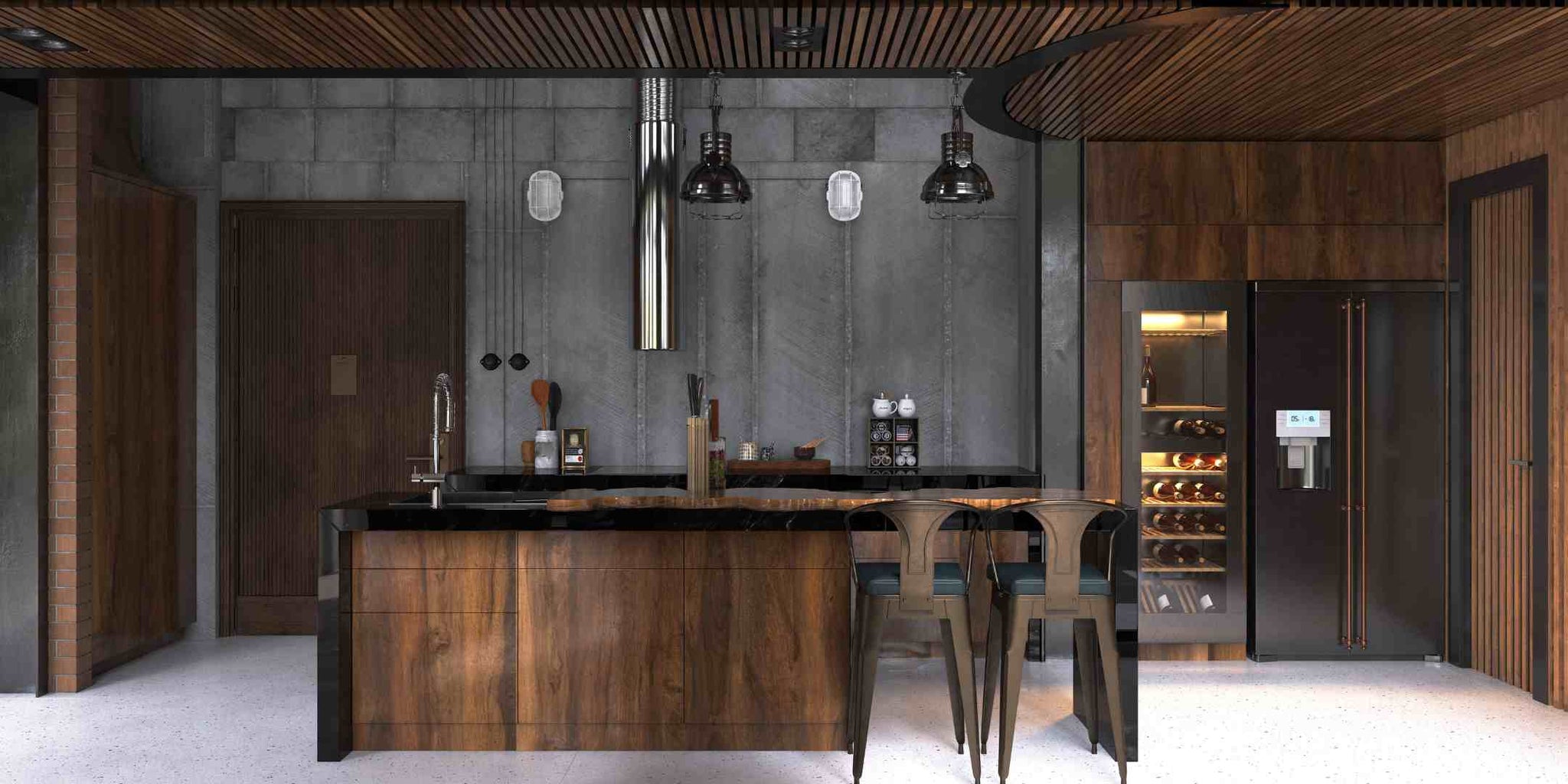 Achieving an Industrial Look Using Affordable Materials