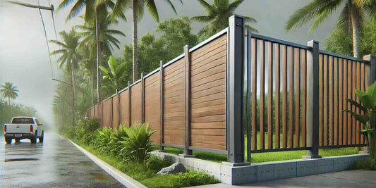 How to Build a Typhoon-Resistant Fence Using Supplies from Wally’s Hardware