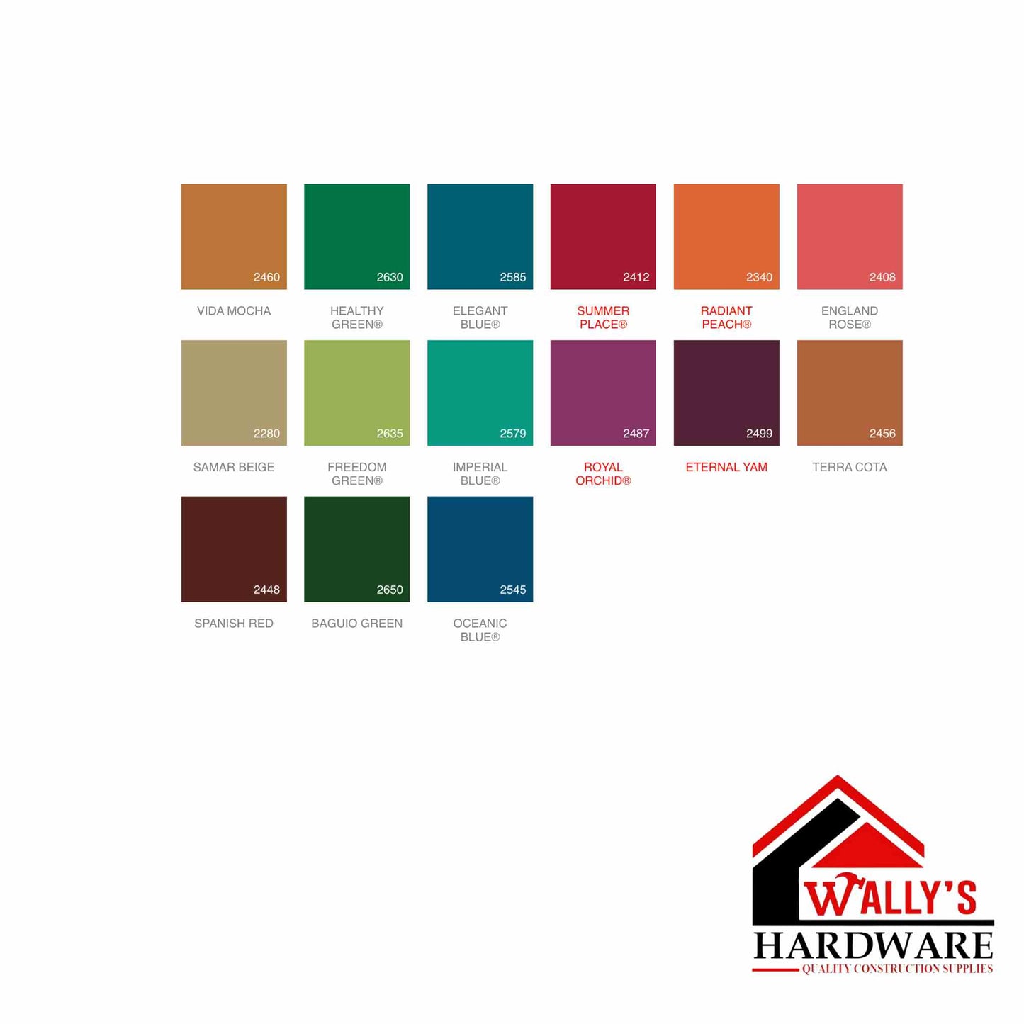 A-PLUS All Weather Paint [Amber Grace/ Terra Midas/Samar Beige/Lucky Mocha/Vida Mocha/ Terra Cotta/Graham Brown/Licorice/Catriona/Omnibus Grey/Seal Grey]