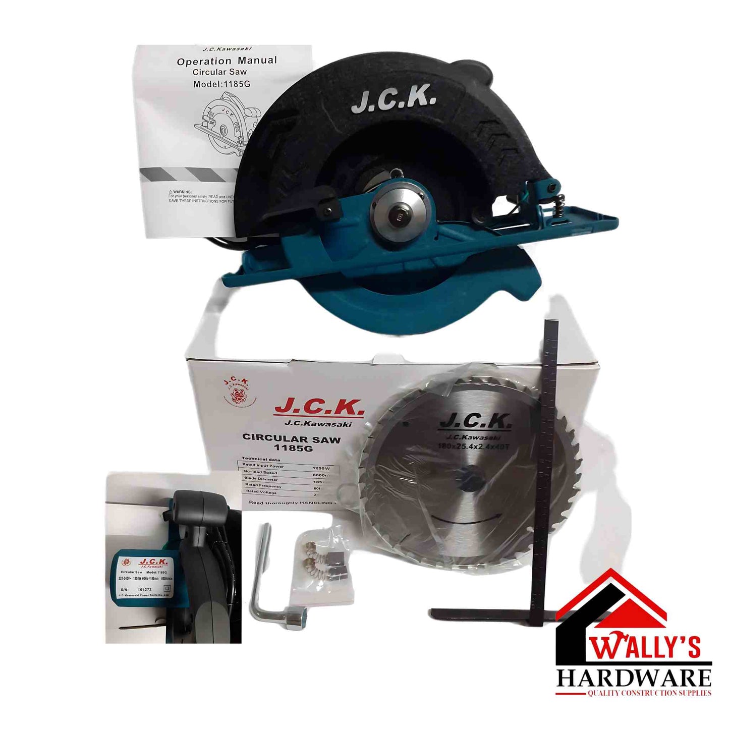 J.C. Kawasaki [J.C.K] Circular Saw 1185G