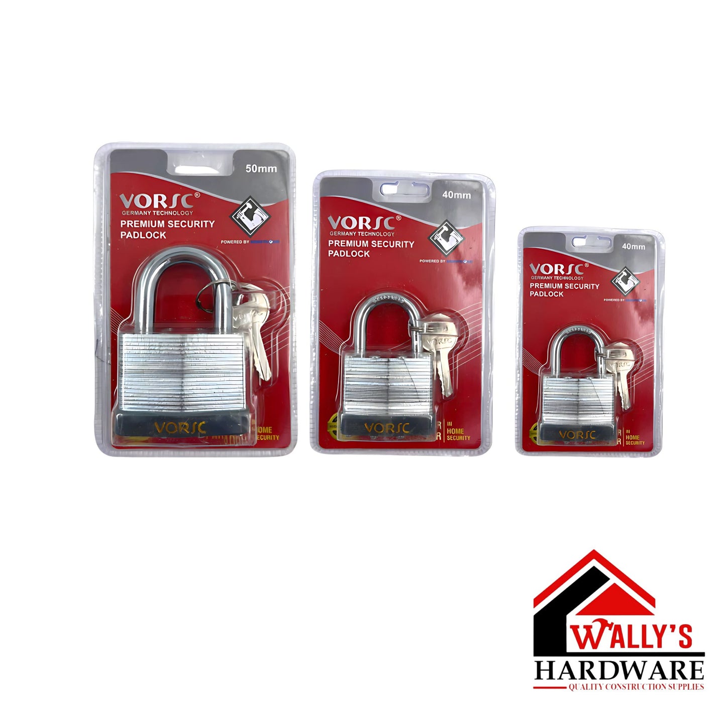 VORSC Security Padlock – Heavy-Duty, Rust-Proof, and Anti-Theft
