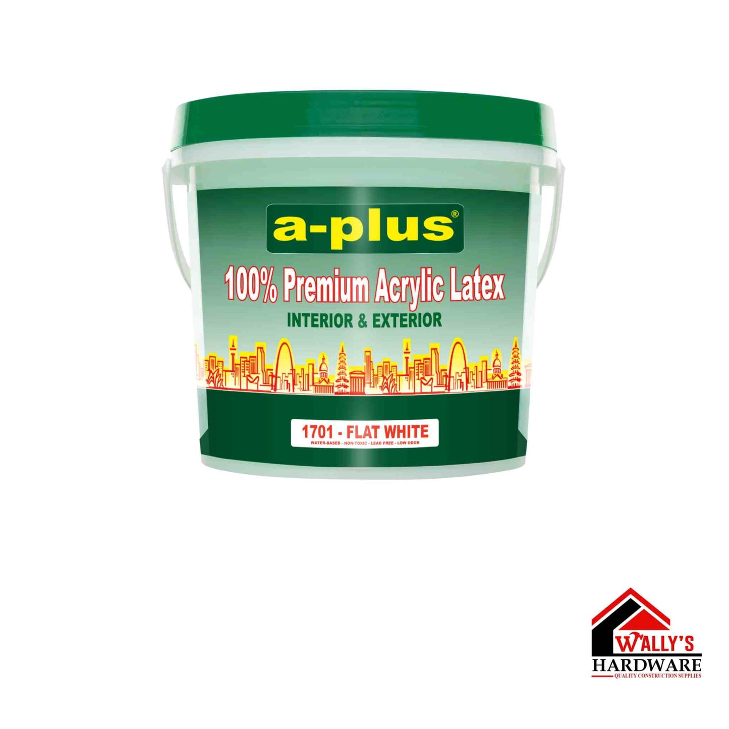A-Plus Premium Acrylic Latex Flat White