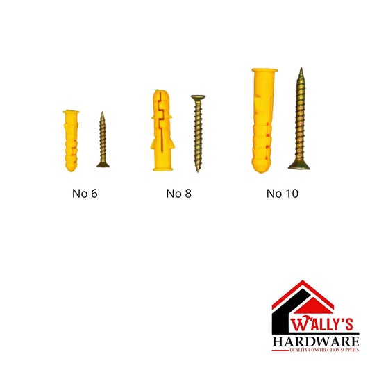TOX with Screw – Heavy-Duty Fasteners for Wood or Metal (30 Pcs/Pack)