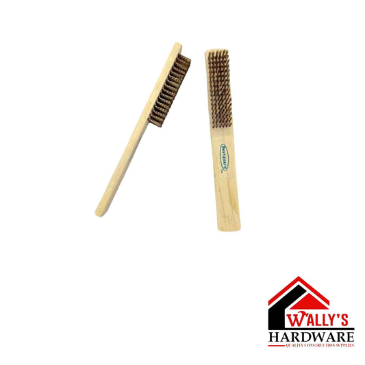 BG E62 Copperized Steel Brush Wood x 10 pcs